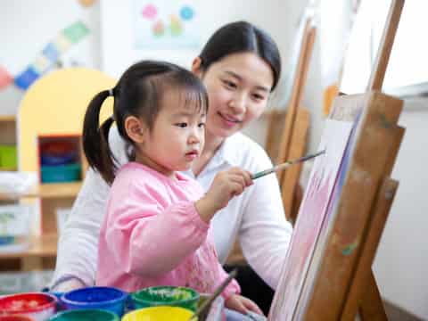 美工区绘画